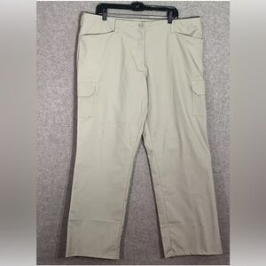 CINTAS Susan Fit Khaki Work Pants New Without Tags  Size 16 RG